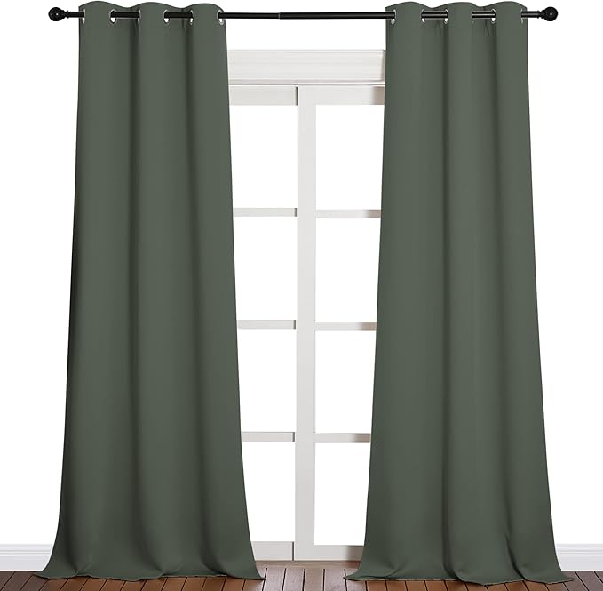 NICETOWN Room Darkening Curtain Panels