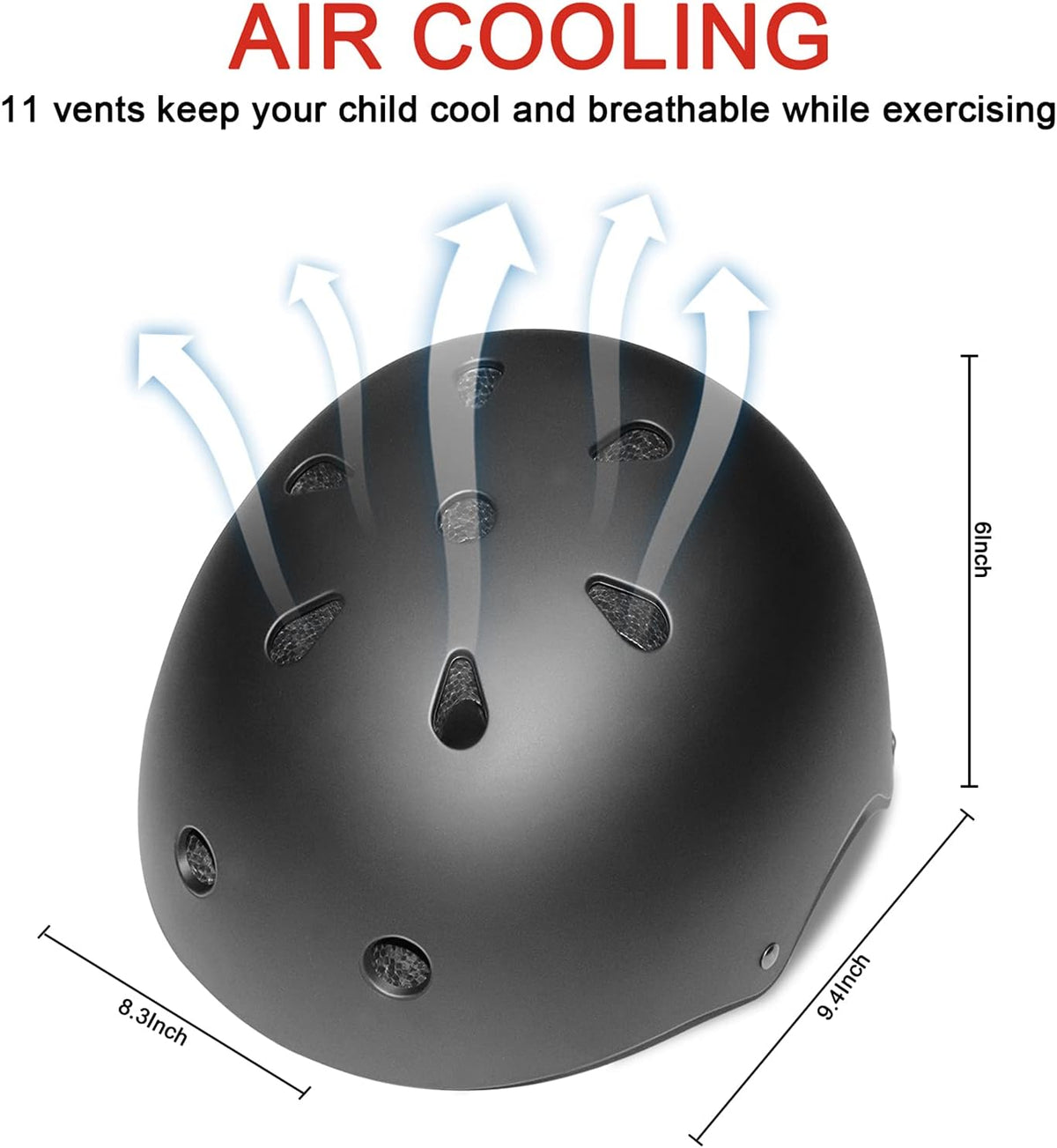 BURSUN Kids Bike Helmet - Adjustable Ventilation for Ages 2-14 | Multi-Sport Safety for Boys & Girls
