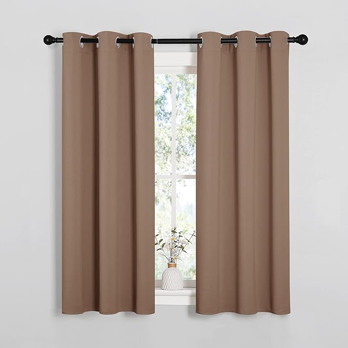 NICETOWN Window Draperies Room Darkening Curtain Panels, Window Treatment