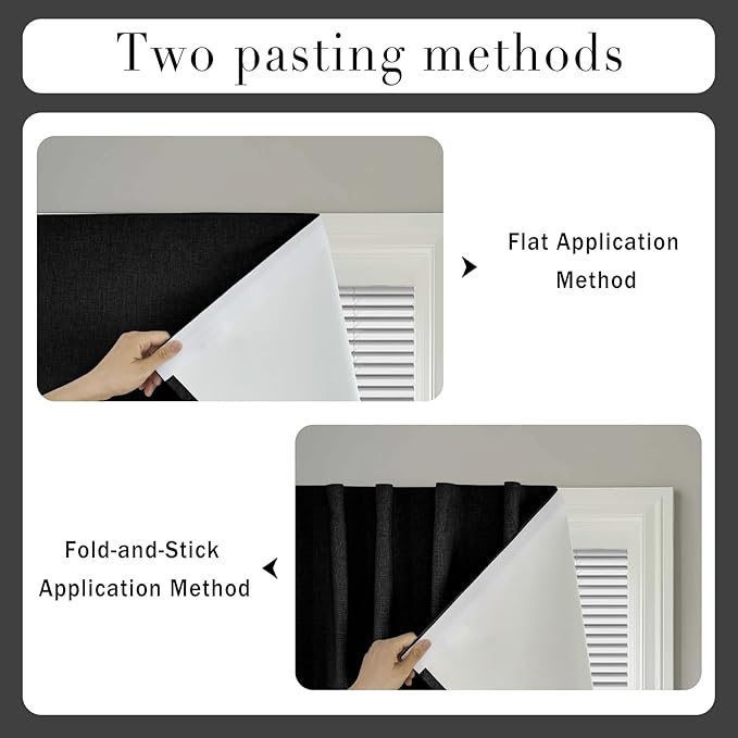 No-Sew 100% Blackout Shade
