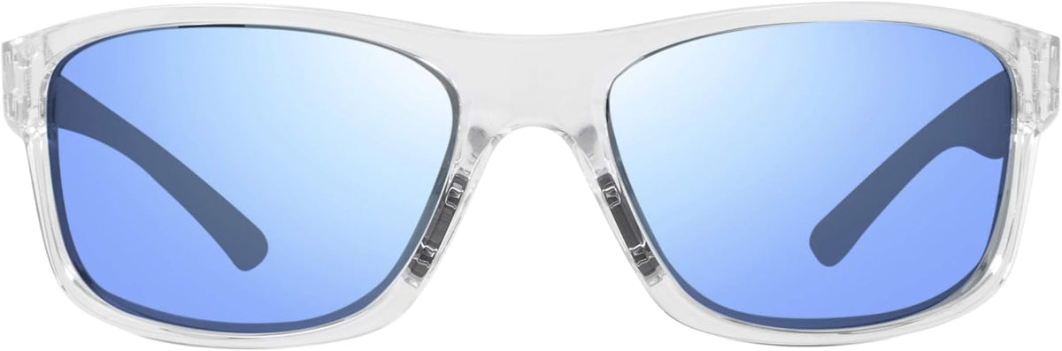 Polarized Rectangle Sport Wrap Sunglasses - Revo Harness for Ultimate Clarity
