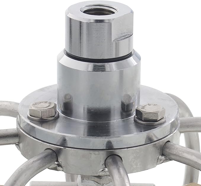 Erie Tools 6" Duct Pipe Vent Hood Cleaner Pressure Washer Attachment 3000 PSI 10.5 GPM 2.5 Orifice