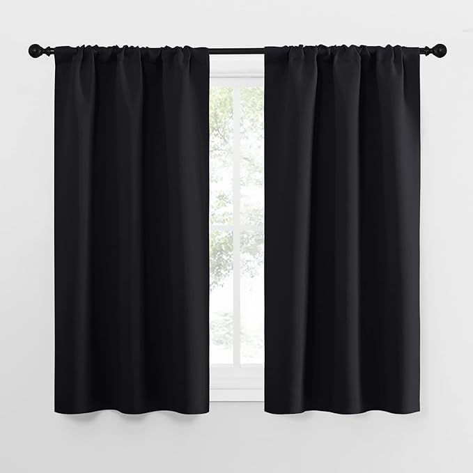NICETOWN Black Out Curtain Panels