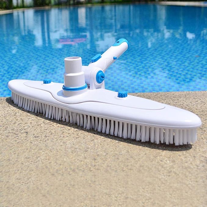 Pool Cleaning Suction Brush, Plastic Swimming Cleaning Tool, Pool Equipment Accessories for Inground Above Ground Pools