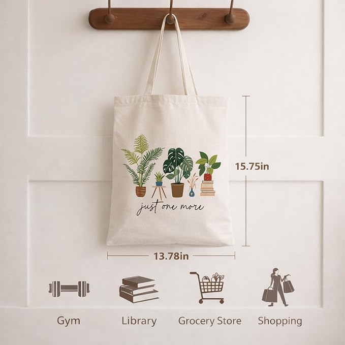 Floral Canvas Tote, Women Weekend Bags, Reusable Grocery Canvas Bag, Large Two Sided Printing Tote Bags