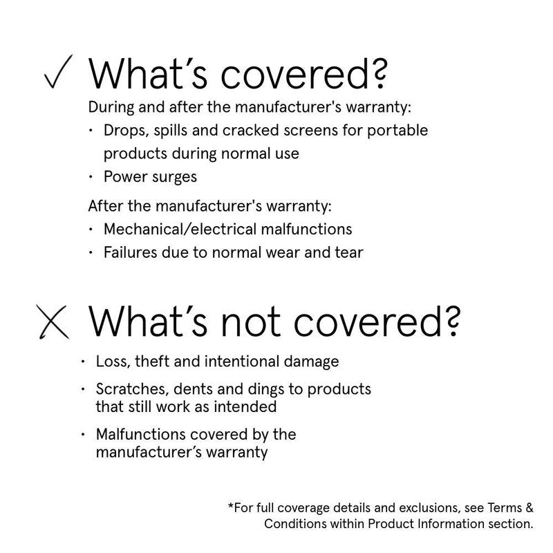 ASURION 2 Year Backpack Protection Plan ($30 - $39.99)