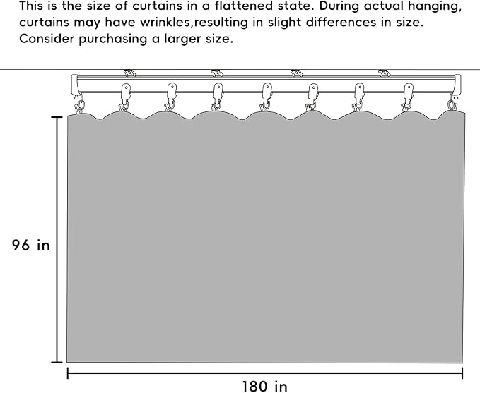 Room Divider Curtains Flexible Ceiling Tracks set Curtain track Ceiling Mount