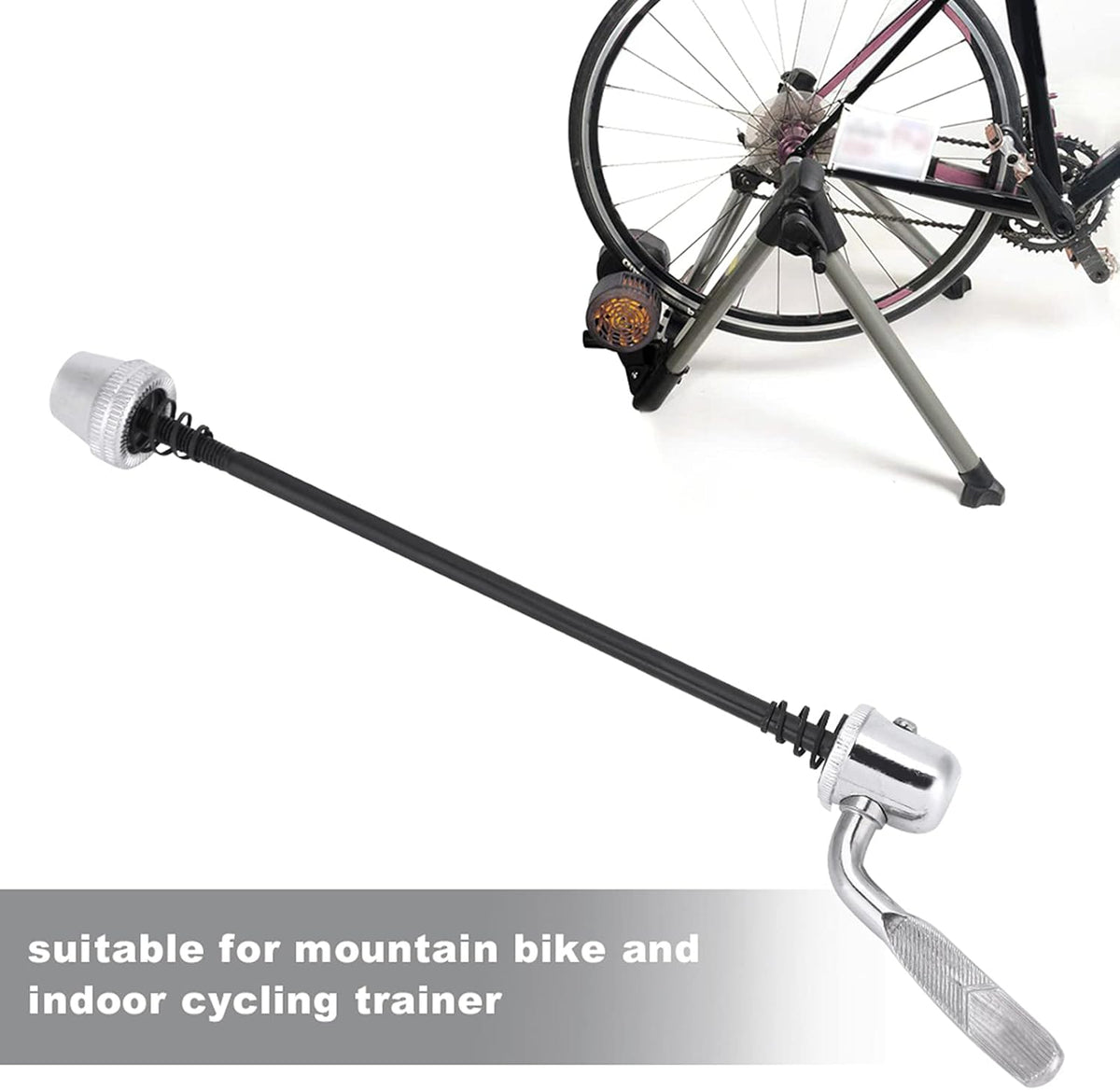 VGEBY Skewer, Steel Quick Release Wheel Clip Skewer Cycling Accessory for Road Long Skewer Conquer Trainer Skewer Skewer Quick Release Skewer