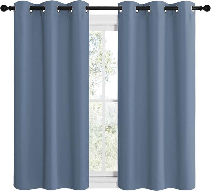 NICETOWN Home Fashion Thermal Insulated Solid Grommet Blackout Window Treatment