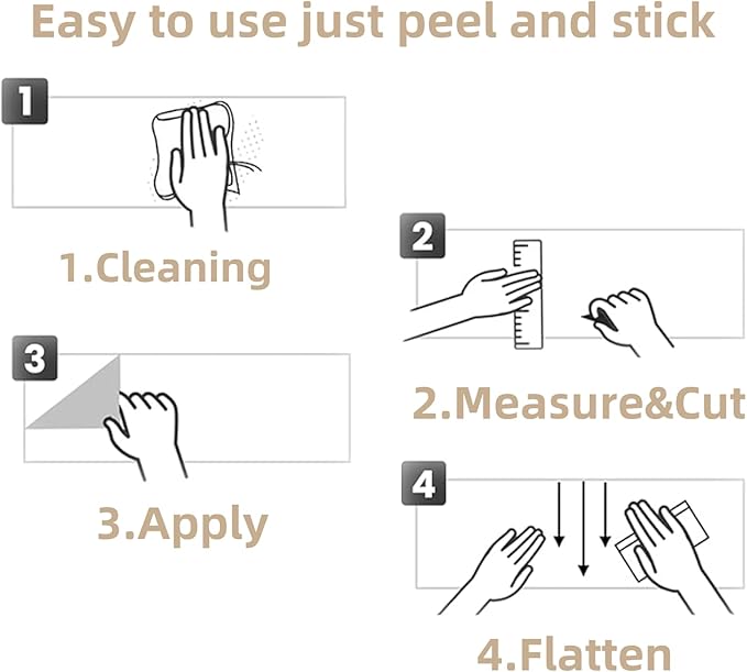White Grey Wood Paper 17.71 in X 205 in Self-Adhesive Removable Peel and Stick