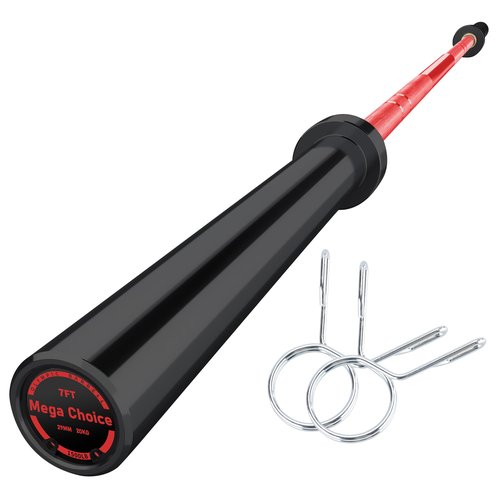 GarveeLife Barbell Bar for Weightlifting - 7FT Heavy Duty (1500LB/700LB), 4FT Short (500LB), 4FT EZ Curl Bar