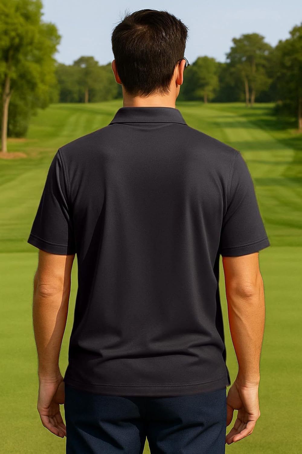 Skiennix Golf Polos for Men - Dry Fit Short Sleeve Shirts in Regular & Big/Tall Sizes