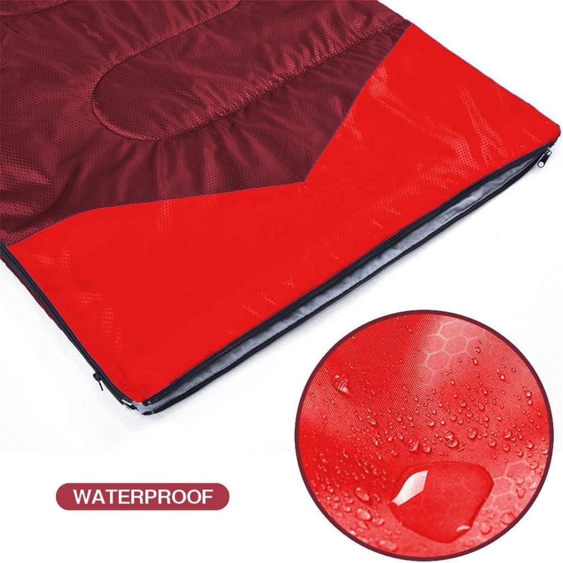 oaskys Camping Sleeping Bag - 3 Season Warm & Cool Weather - Summer Spring Fall Lightweight Waterproof for Adults Kids - Camping Gear Equipment, Traveling, and Outdoors