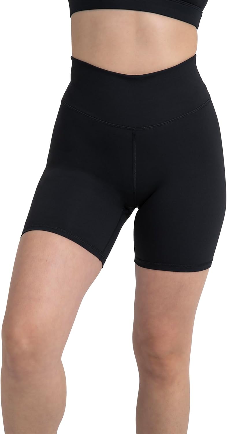 YITTY UltraLuxe High Waist Biker Shorts - Squat Proof, Tummy Control | 3''/6'' for Yoga & Workout