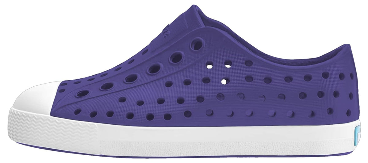 Native Shoes Unisex-Kids Jefferson Sneakers, Glamour Purple/Shell White, 7 Toddler