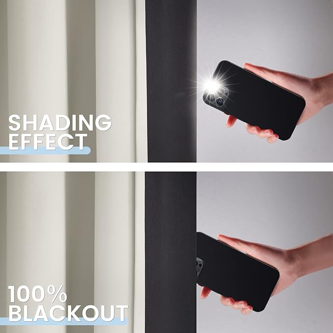 SimpleHome 100% Blackout Curtains