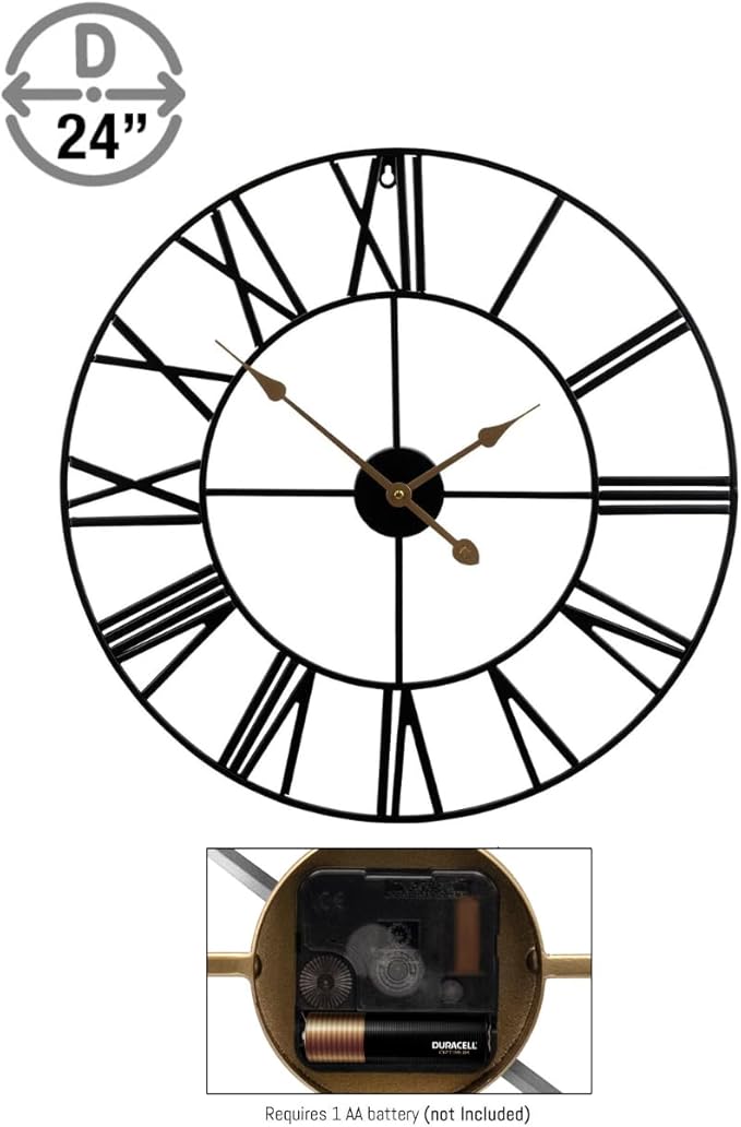 Sorbus Large Wall Clock for Living Room Decor