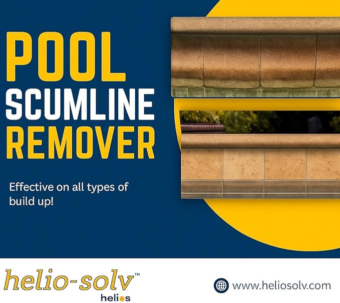 Pool Tile Cleaner – Calcium & Scale Remover for Pool Tile & Waterline – Professional Strength, Low-Fuming, 9.16 lb Trigger Spray