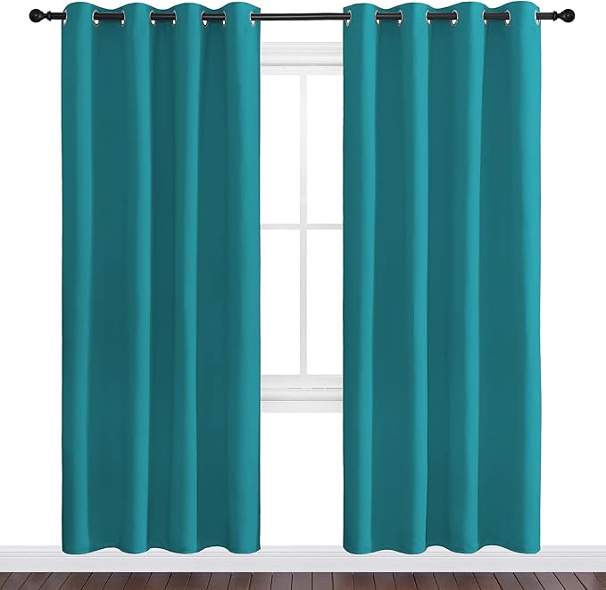 NICETOWN Room Darkening Curtains 78 inch Length 2 Panels, Thermal Insulated
