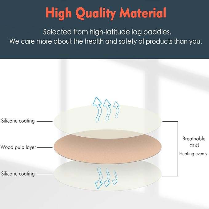 [3-Size] Air Fryer Disposable Paper Liner Compatible with COSORI AirFryer Toaster Oven, Non-stick Air Fryers Parchment Paper Baking Accessories (100Pcs - 9.1 Inch Square, Natural)