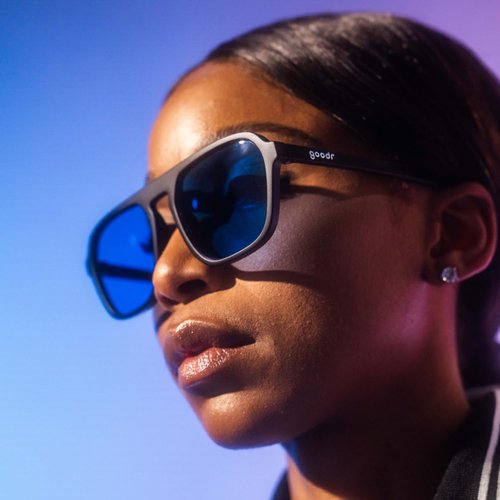 goodr Undercover Stunt Double Polarized Sunglasses, Medium Sized, (Retro G)