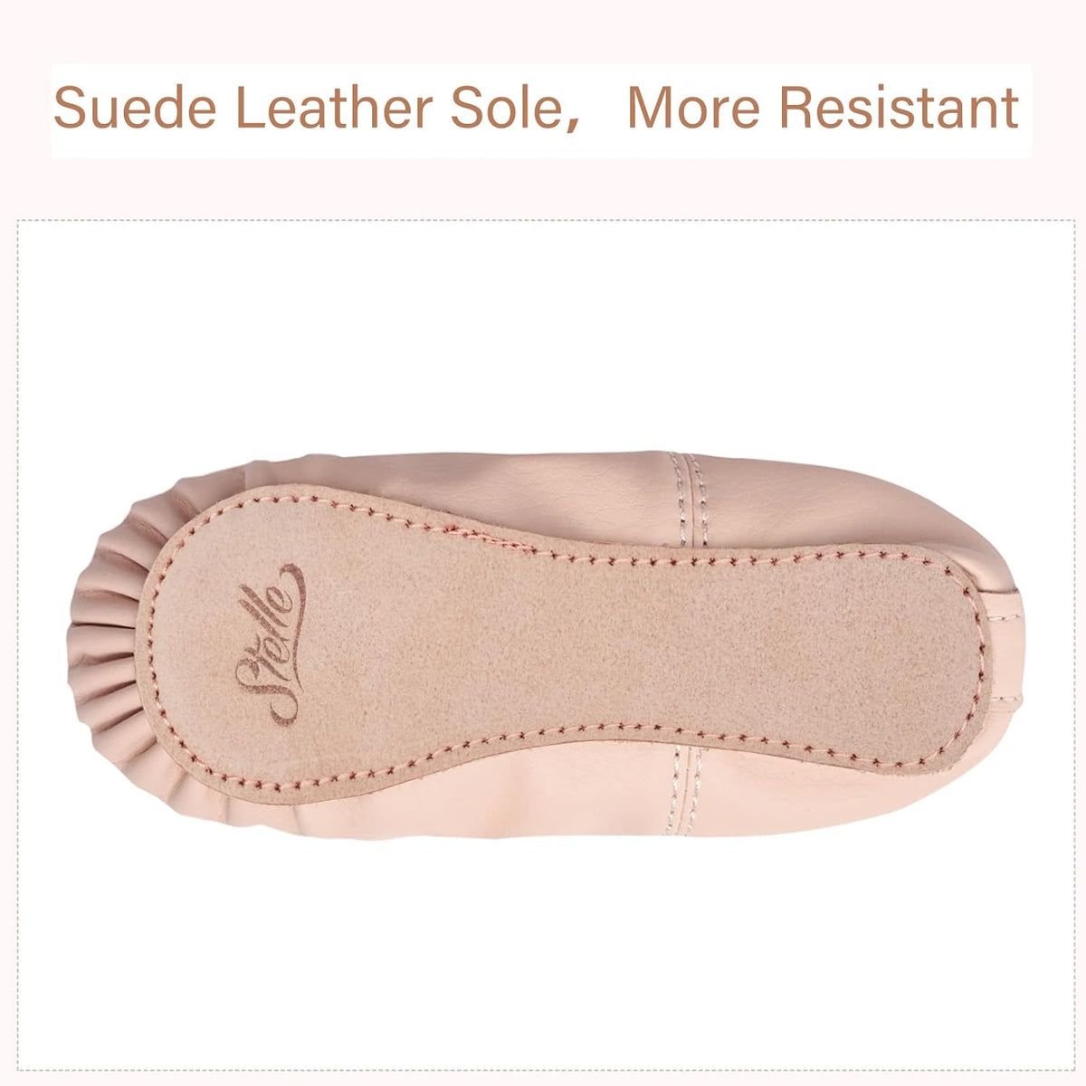 Stelle Ballet Shoes - Professional Close-Fit PU Dance Slippers for Kids | Toddler to Big Kid Sizes