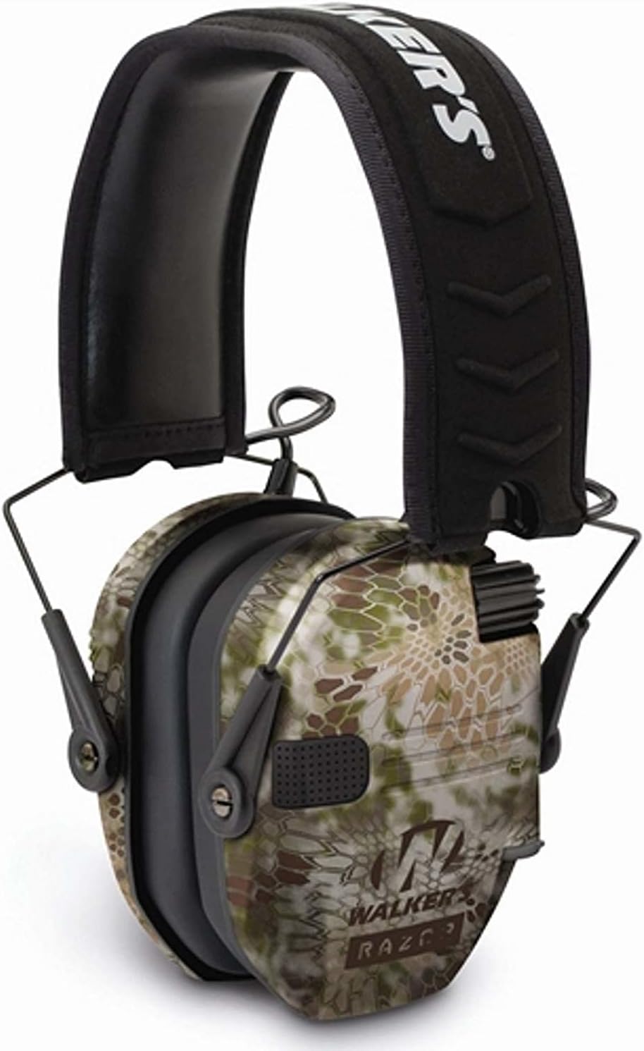 Walker's Razor Slim Electronic Hearing Protection Muffs with Sound Amplification and Suppression and Shooting Glasses Kit