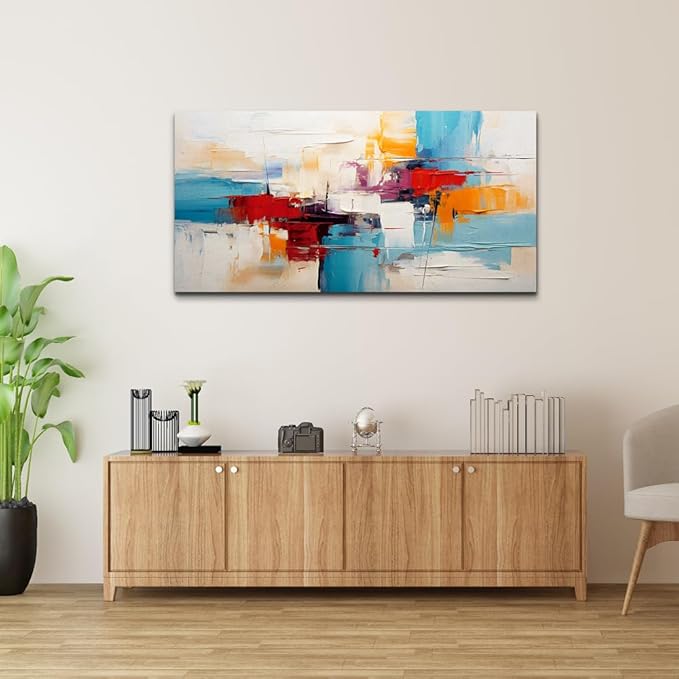hyidecorart Large Wall Art For Living Room Canvas Wall Decor For Bedroom Minimalism Abstract Wall Paintings Office Decorations Modern Wall Pictures Canvas Artwork Home Decor Ready to Hang 60X30in