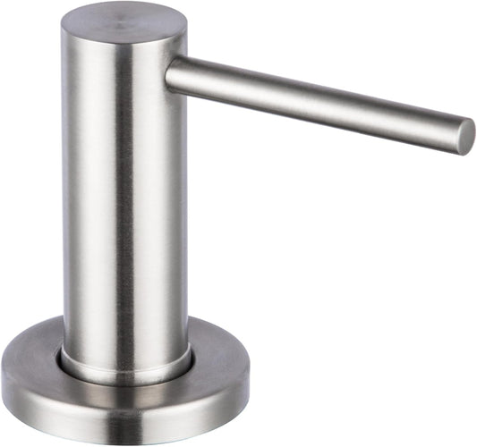 Soap Dispenser for Kitchen Sink Polished Chrome GAPPO Stainless Steel Countertop Pump Hand Lotion Built in Bottlend Lotion Built in Bottle