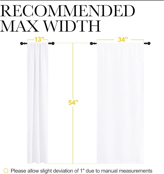 NICETOWN Kitchen Curtains, Short Home Decoration Curtains & Drapes, Small