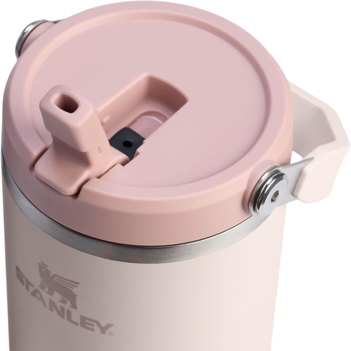 STANLEY IceFlow 2.0 Tumbler - 40 oz Insulated Stainless Steel Water Bottle | Leak Resistant | Rose Quartz
