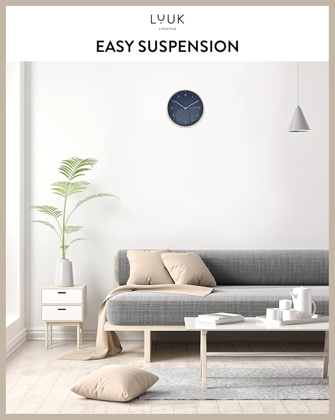 LUUK LIFESTYLE Modern Quartz wall Clock