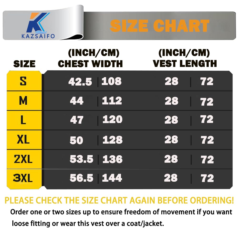 Kazsaifo Hi Vis Reflective Safety Vest for Men Women with Chest Pocket Mesh High Visibility Class 2 Construction Vest,Meets ANSI/ISEA Standard(KZ179-Yellow-L)