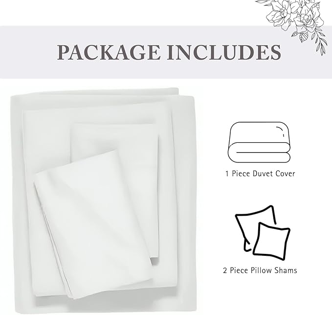 King Duvet Cover 1000 Thread Count 100% Egyptian Cotton Sateen Weave Soft Elephant Grey Quilt Cover 3 PC Bedding Set - Comforter Cover & 2 Pillow Shams with Zipper Closure