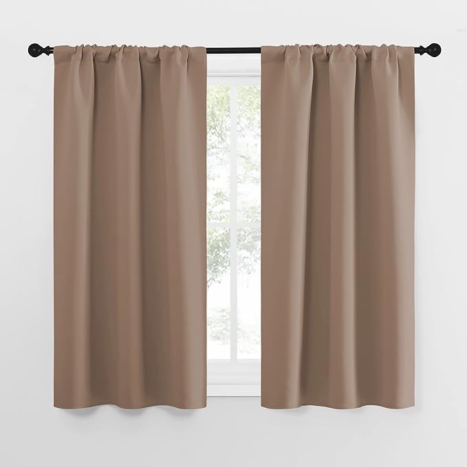 NICETOWN Kitchen Window Blackout Curtains
