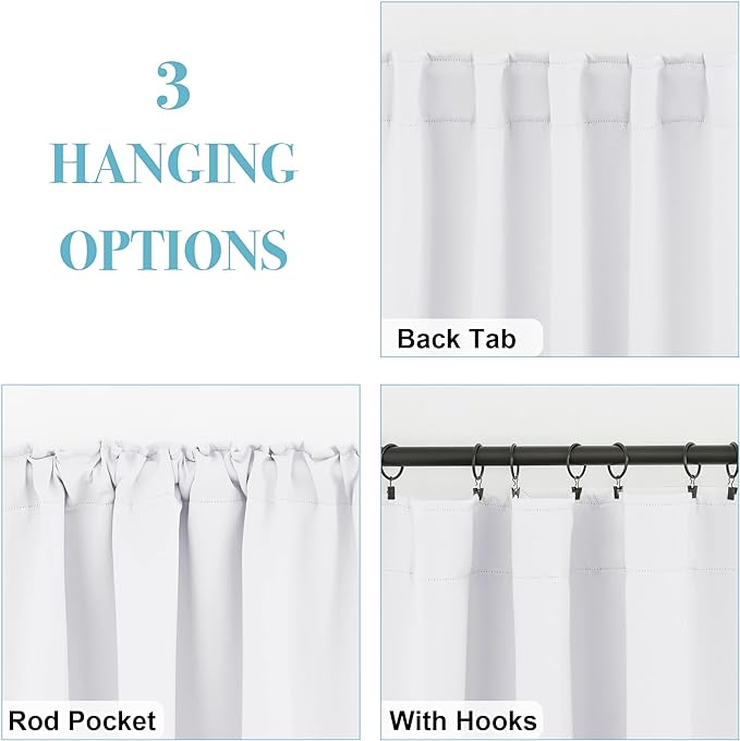 RYB HOME Kitchen Window Curtains