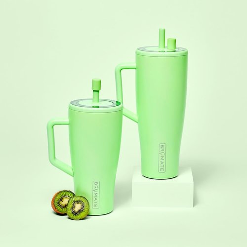 BrüMate Magnetic Straw Caps | Silicone Straw Topper 2-pack | Dust & Dirt Resistant | Compatible with All Era and Resa Tumblers (Black)