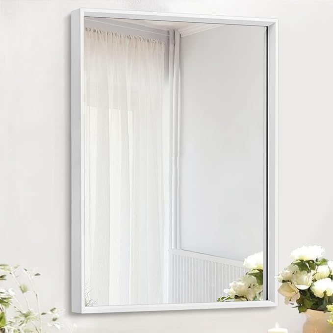 AAZZKANG Wall Mirror Large Rectangular White Mirrors