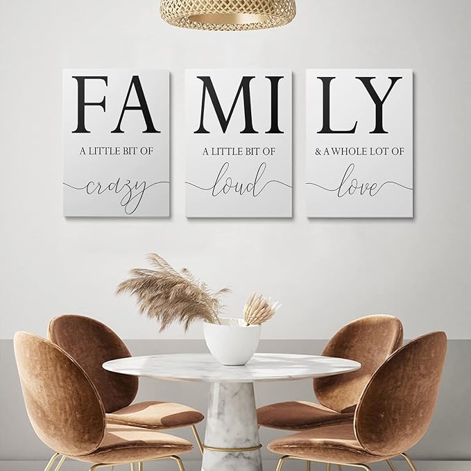 GUBIYU Home Family Wall Decor, Wall Art