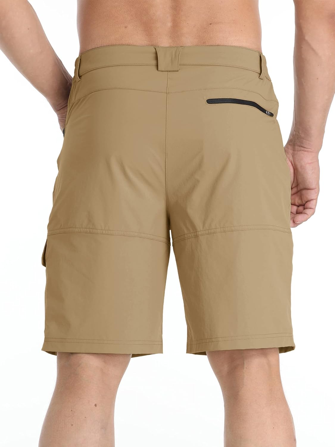 TACVASEN Men's Quick-Dry Cargo Shorts - Water-Resistant Outdoor Hiking & Golf Shorts
