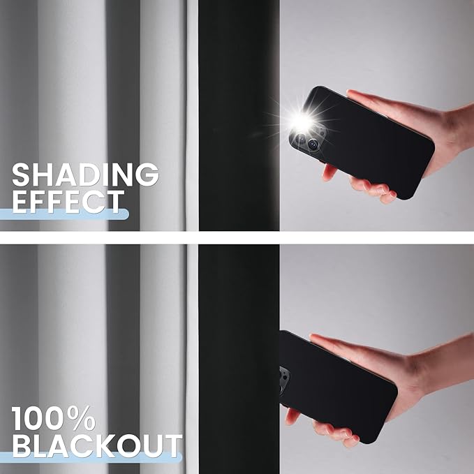 SimpleHome 100% Blackout Curtains