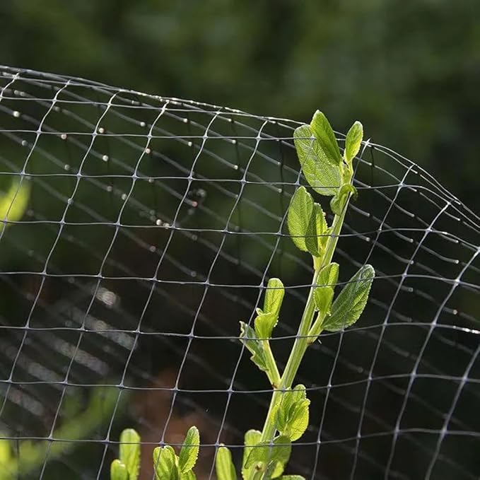 Bird Netting 7x25 FT – 3/4" Mesh Garden Netting for Plant Protection, Deer Fence Netting Against Birds, Squirrels, Rabbits, Raccoons & More – Protect Fruit Trees, Vegetables & Flowers