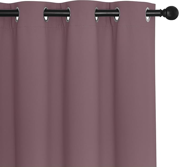NICETOWN Room Darkening Short Curtain 54 inches Long