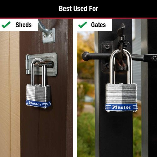 Master Lock Outdoor Padlock - Durable Security with Key Access | 1 Pack