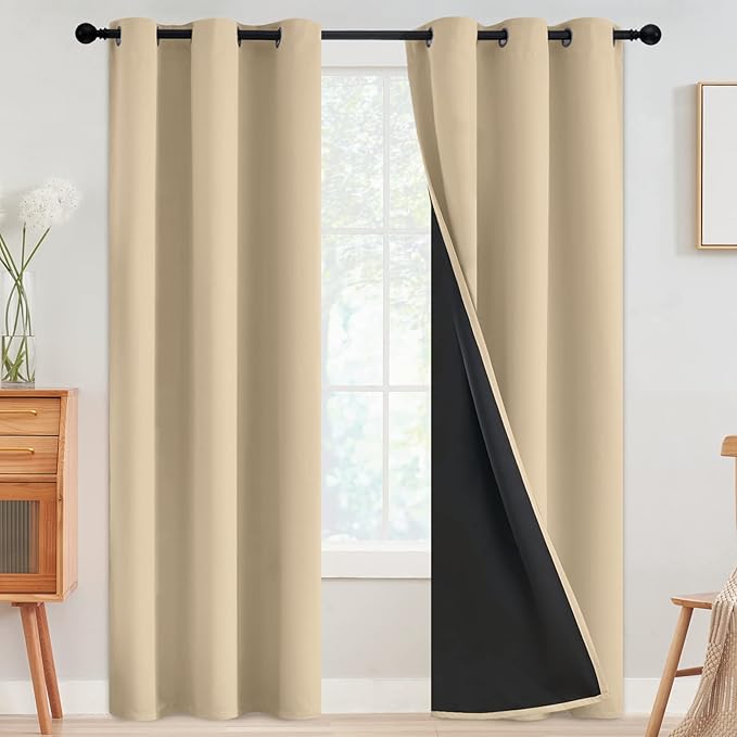 SimpleHome 100% Blackout Curtains