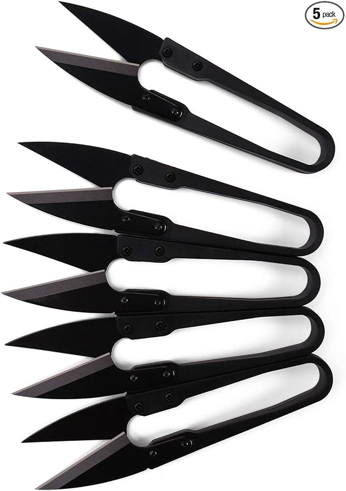 Bonsai Pruning Scissors 5 PCS, Small Pruner Shears, Bud Leaves Trimmer, Garden Shears for Plants, Gardening Clippers for Flower, Stainless Steel Bud and Bonsai Trimming Pruners Trimmers