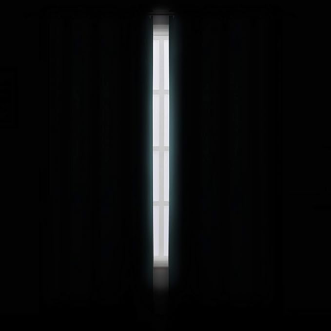 LEMOMO Sea Teal Thermal Blackout Curtains/52 x 108 Inch/Set of 2 Panels Room