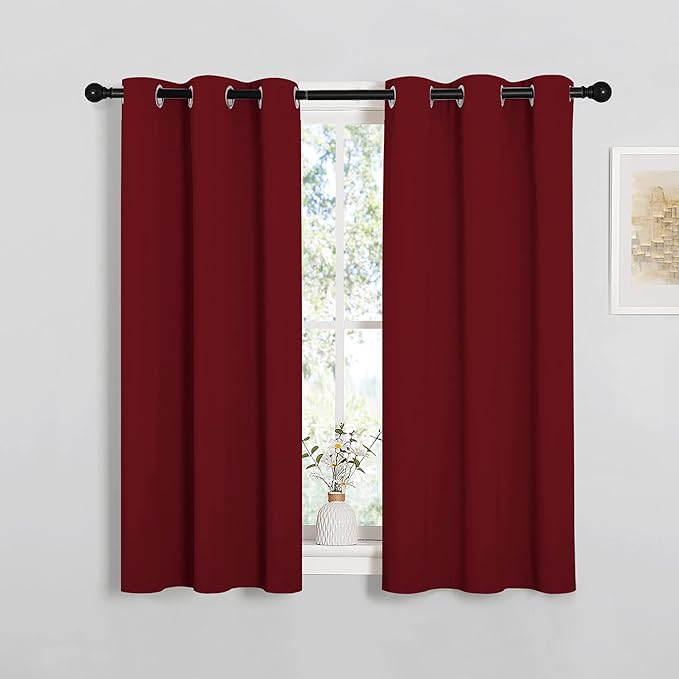 NICETOWN Christmas Window Curtains Blackout Drapes, Thermal Insulated Home
