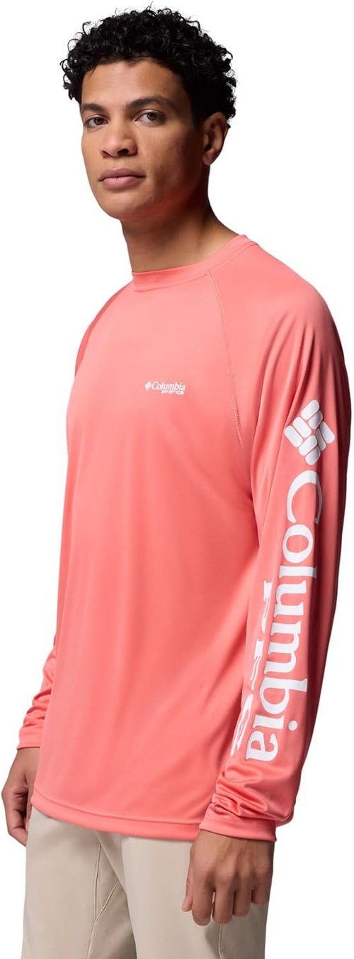 Columbia Men's Long Sleeve PFG Terminal Tackle Shirt - Lightweight, Quick-Dry Fabric, Multiple Colors