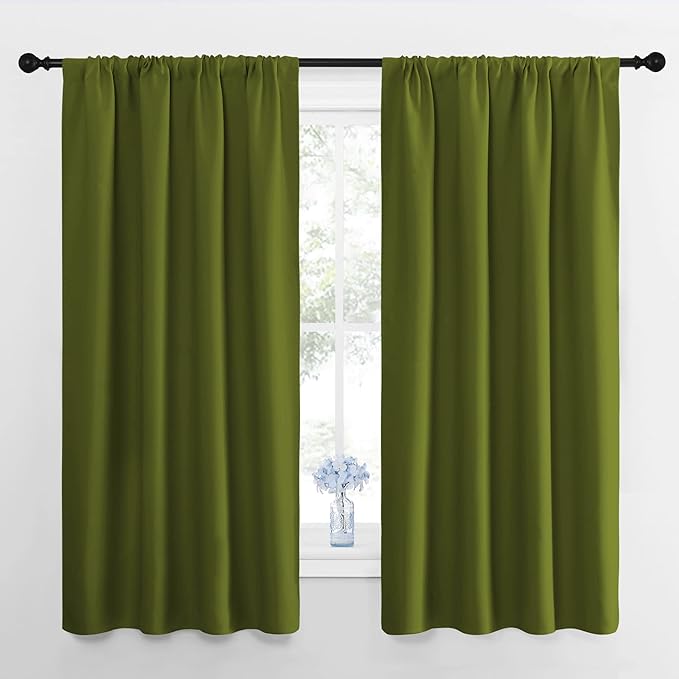 NICETOWN RV Blackout Curtains for Camper Windows, Short Blackout Curtains &